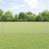 VidaXL &Icirc;ngrădire cu st&acirc;lpi Argintiu 0.6 x 25 m Oțel