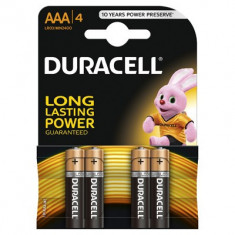 Set 4 baterii Duracell Basic, AAA foto