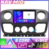 Navigatie Opel Movano, Renault Master 2010-2021 Octa Core EDOTEC-LITE Android Ecran 720P Octa Core 4+64 Carplay Android auto v1