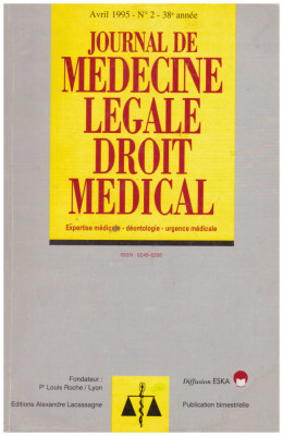 - Journal de medecine legale droit medical - 129991 foto