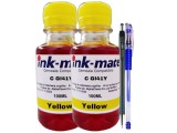 Set Flacone Cerneala Ink-Mate Compatibil Canon GI41 ( 2x100ml Yellow) + Pix CNX567 si Pix cu gel