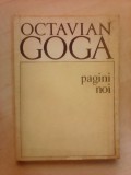 Pagini noi - OCTAVIAN GOGA