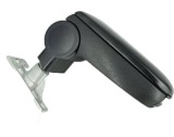 Cotiera Auto Premium Dedicata Audi A4 B5 (1994-2001) ALM - Negru, Rabatabila, Spatiu Depozitare Captusit