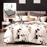 LENJERIE FINET 6 PIESE CU HUSĂ &ndash; 160&times;200 ȘI 180&times;200 (LUNA-VH)