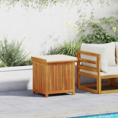 vidaXL Cutie de perne de exterior 60x50x61 cm din lemn masiv de salc&acirc;m 4106473