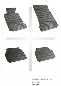 Set covorase auto cauciuc BMW seria 5 caroserie E39 1995-2003 foto