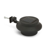 Lampa Solara pentru Jgheab - 12 x 7 cm - Negru