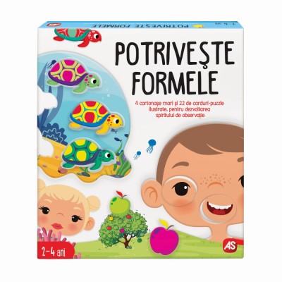 Joc Educativ Potriveste Formele foto