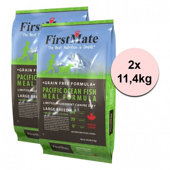 FirstMate Pacific Ocean Fish &amp;amp; Potato Large Breed 2 x 11,4 kg