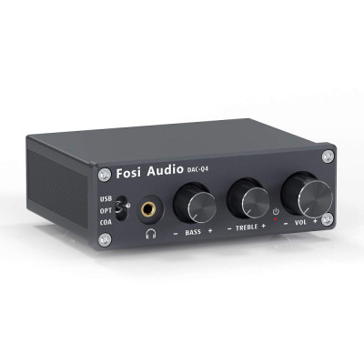 Fi Audio Q4 Amplificator pentru căști Mini Stereo Gaming DAC 24 de biți 192 KHz foto