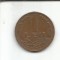 No(3) -moneda-Romania- 1 LEU 1992