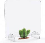 Panou despartitor pentru birou Lf Loiaafel, plexiglas, transparent, 69,3 x 60 x 60 cm