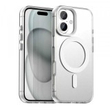 Husa MagSafe pentru Apple iPhone 16 Plus, Techsuit, CandyCase, Alba