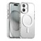 Husa MagSafe pentru Apple iPhone 16 Plus, Techsuit, CandyCase, Alba
