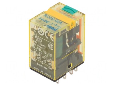 Releu Electromagnetic 4PDT 24VDC 6A foto