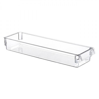 Organizator Frigider, Transparent, Plastic, Cu M&amp;acirc;ner, 36x15x5cm foto