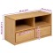 Tv Cabinet SAUDA Medium Oak Solid Pine Wood - 8