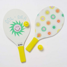 SunnyLife set de palete și mingi de plajă World Sol Sea