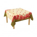 Rola fata de masa decorativa PVC 1.37x20m, grosime 0.18mm, textil 45 g/mp, model floral maci Breckner Germany