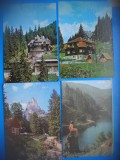 HOPCT LOT 3785 -4 CARTI POSTALE-LACU ROSU -JUD HARGHITA-CIRCULATE, Circulata, Printata