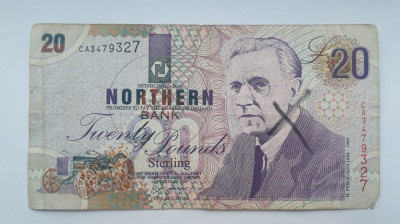 20 Pounds 1997 Irlanda de Nord, lire Northern Bank foto
