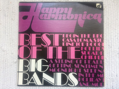 Happy Harmonica Best Of The Big Bands disc vinyl lp muzica jazz muzicuta USA VG+ foto