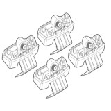 Kit montaj bare Alumia Quadra Silenzio C157 pentru Citroen C4 Picasso
