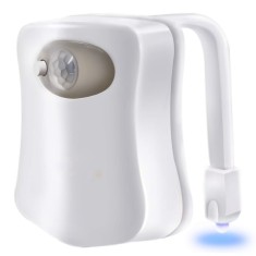 Senzor LED pentru Capac Toaleta Multicolor 8 Culori cu senzor de miscare foto
