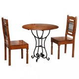 Cumpara ieftin Set de bistro, 3 piese, lemn masiv de acacia
