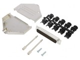 Conector D-Sub HD 62 Pin Tată Drept Lipire Gold