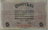 Romania, 5 Lei 1917 BGR