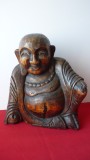 STATUETA DIN LEMN SCULPTAT, &quot;BUDA&quot; (Nr11)