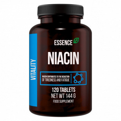 Vitamina B3 niacina 120 tablete, Essence foto