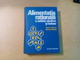 ALIMENTATIA RATIONALA a Omului Sanatos si Bolnav - Iulian Mincu - 1975, 580p., Alta editura