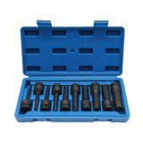 Trusa chei tubulare hexagonale de impact H5-H19 Cr-MO 10 piese Breckner Germany