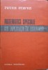Matematici Speciale cu Aplicatii in Economie - Petre Stavre - 1982 - Scrisul Romanesc - Matematica Aplicata