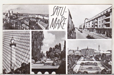 bnk cp Satu Mare - Vedere - circulata foto