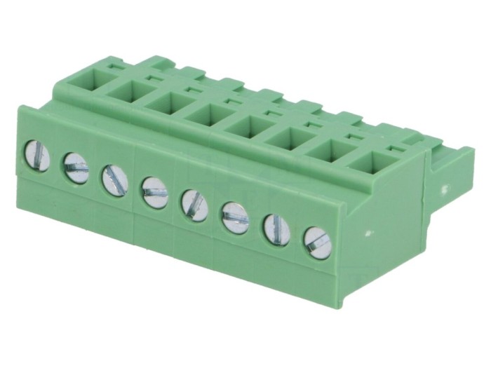 Conector regletă deconectabilă 8 piste 5,08mm