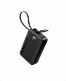 POWER BANK Anker 20.000 mAh, 22.5W Power Delivery, 1 x USB, 1 x USB-C, cablu USB-C, rezistent la socuri, 315 g, negru, &amp;quot;A1647G11&amp;quot; (timbru ve
