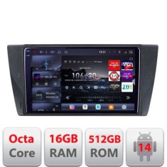 Navigatie BMW Seria 3 E90 2006-2011 Edotec Kit-095 8 core QLED 2K 16+512 360 Android Waze USB Navigatie Internet Youtube Radio CarStore Technology
