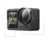Folie sticla display + obiectiv + display mic protectie DJI Osmo 3 4 5 Pro