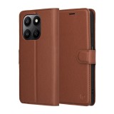 Husa Honor 400 Smart 5G Asteroid GSM Leather Folio, maro