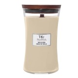 WoodWick Vanilla Bean Candle - Lumanare parfumata, 609.5 gr