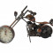 Ceas decorativ in forma de motocicleta, Maro, 21 cm, 356-25D