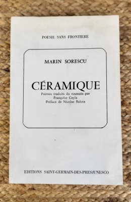 MARIN SORESCU -CERAMIQUE foto