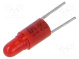 Lampă LED roșie EAO 28V 1 diodă 625nm seria 19