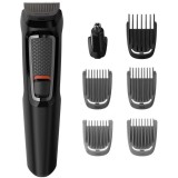 Aparat de tuns barba si parul 7 in 1 MG3720/15, lame cu ascutire automata, acumulator, 2 piepteni pentru aspect nebarbierit, 2 piepteni pentru barba,, Philips