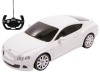 MASINA CU TELECOMANDA BENTLEY CONTINENTAL GT ALB CU SCARA 1 LA 24, Rastar