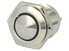 Comutator anti-vandalism roșu SPST-NO 2A 36VDC IP65