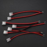 Cablu terminal pentru banda LED 8 mm, IP21, 11 cm, alb